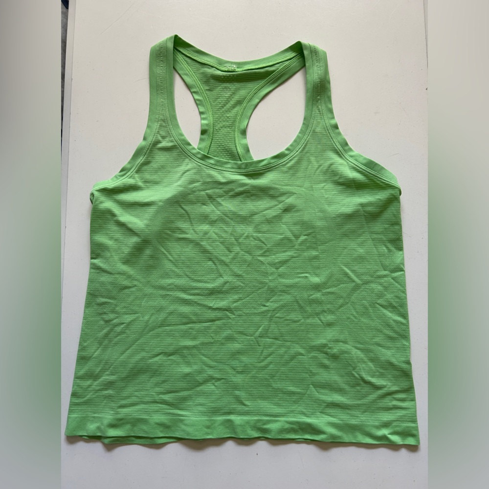 Lululemon swiftly racerback tank top race length scream green
